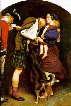  Raphaelite Oil Painting - The Order of Release2 Pre Raphaelite John Everett Millais